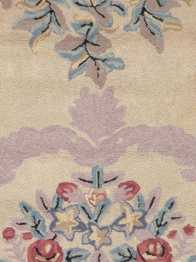 Vintage American Hooked Room Size Carpet, No.21763 - Gsblank
