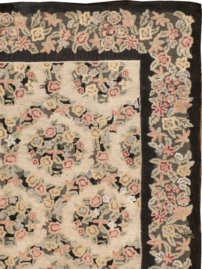 Antique American Hook Rug, No.21765 - Gsblank