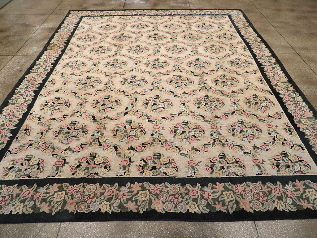 Antique American Hook Rug, No.21765 - Gsblank