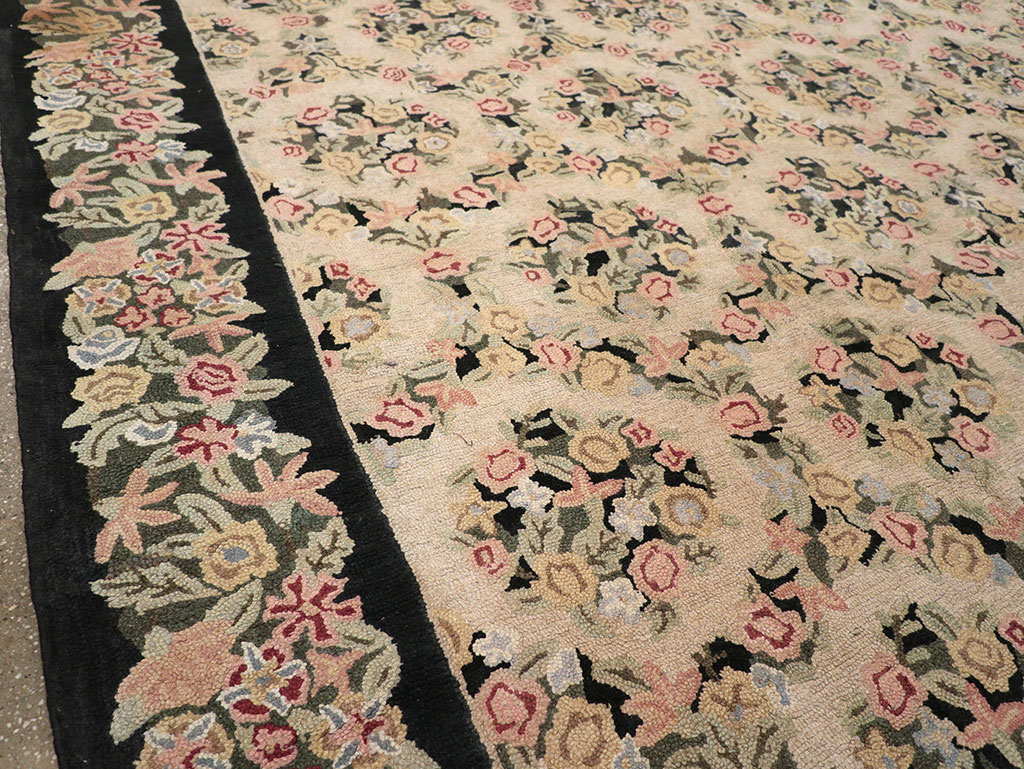 Antique American Hook Rug, No.21765 - Gsblank