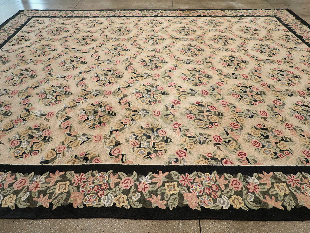 Antique American Hook Rug, No.21765 - Gsblank