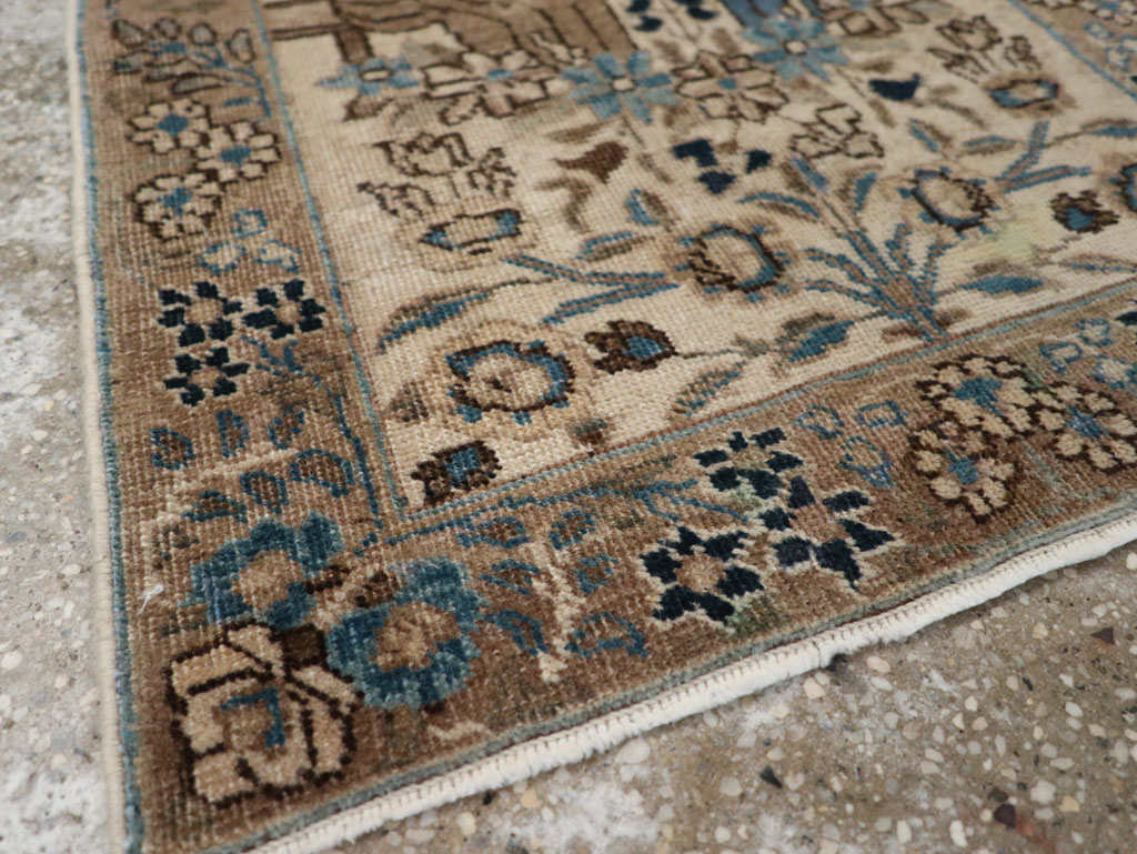 Antique Persian Tabriz Pictorial Rug (Pair: 2 of 2), No.21770 - Gsblank