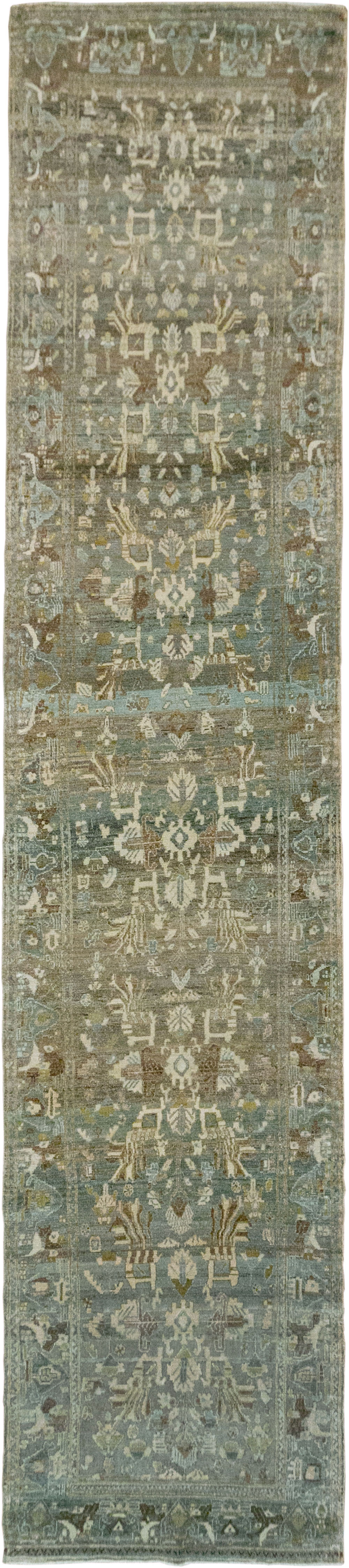 Vintage Persian Malayer Runner, No.21773 - Gsblank