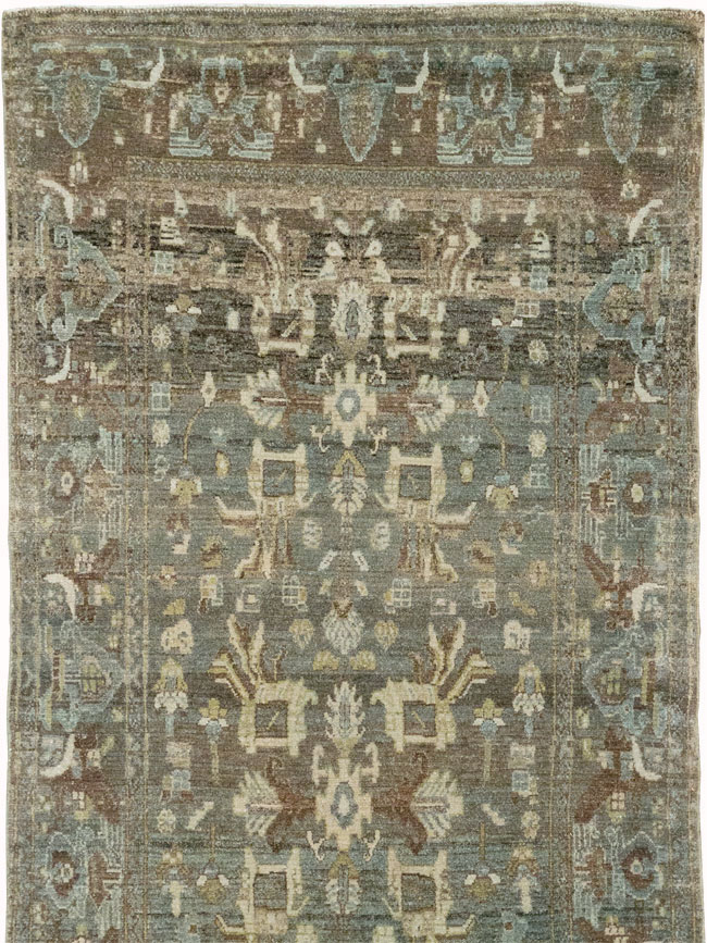 Vintage Persian Malayer Runner, No.21773 - Gsblank