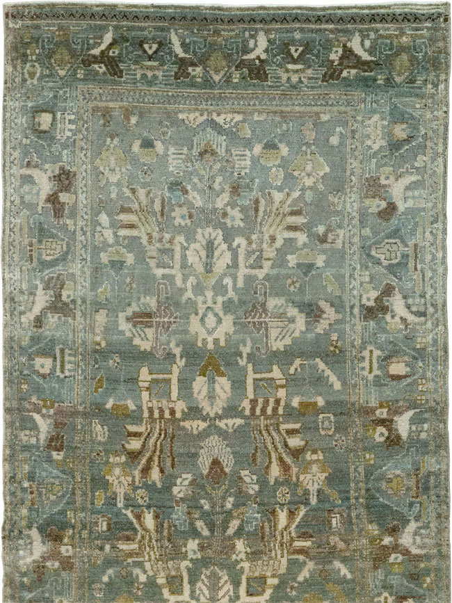 Vintage Persian Malayer Runner, No.21773 - Gsblank