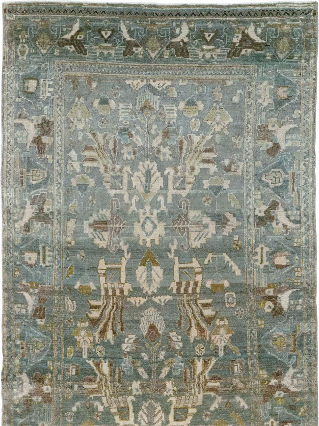 Vintage Persian Malayer Runner, No.21773 - Gsblank