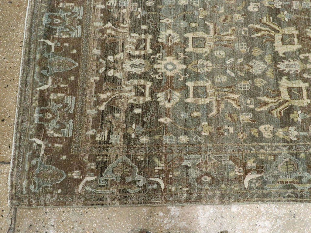 Vintage Persian Malayer Runner, No.21773 - Gsblank