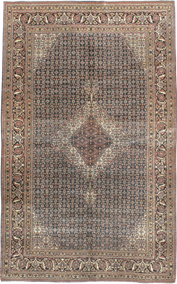 Vintage Persian Tabriz Carpet, No.21785 - Gsblank