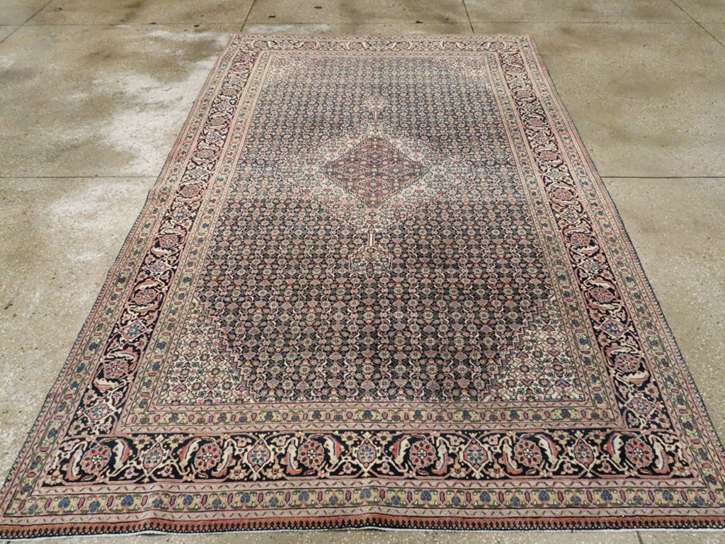 Vintage Persian Tabriz Carpet, No.21785 - Gsblank
