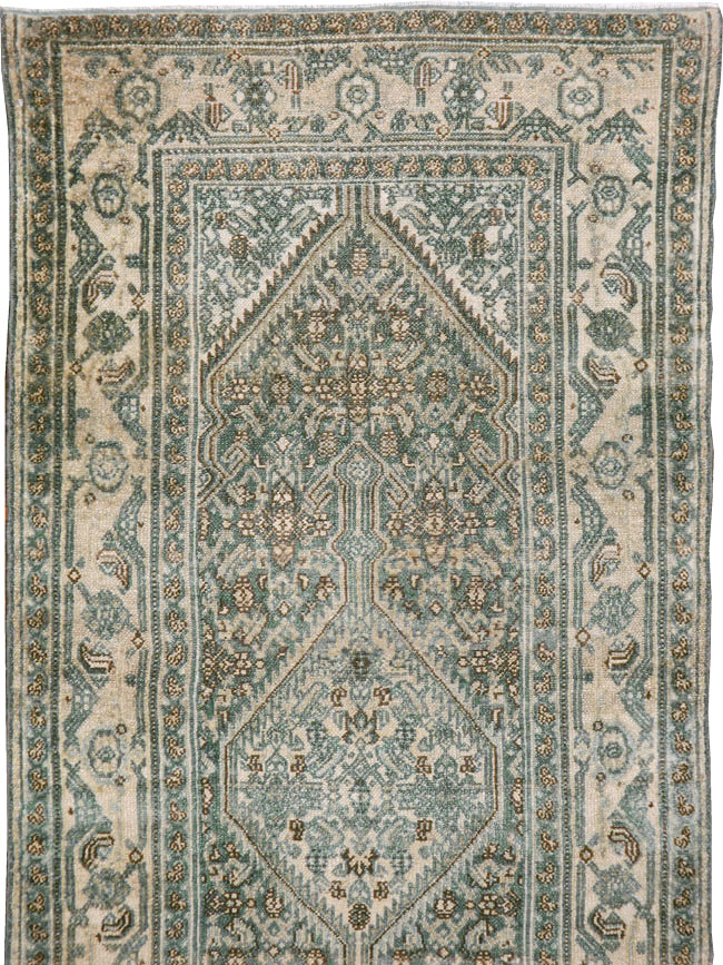 Antique Persian Bibikabad Long Runner, No.21795 - Gsblank