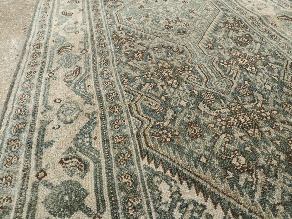 Antique Persian Bibikabad Long Runner, No.21795 - Gsblank