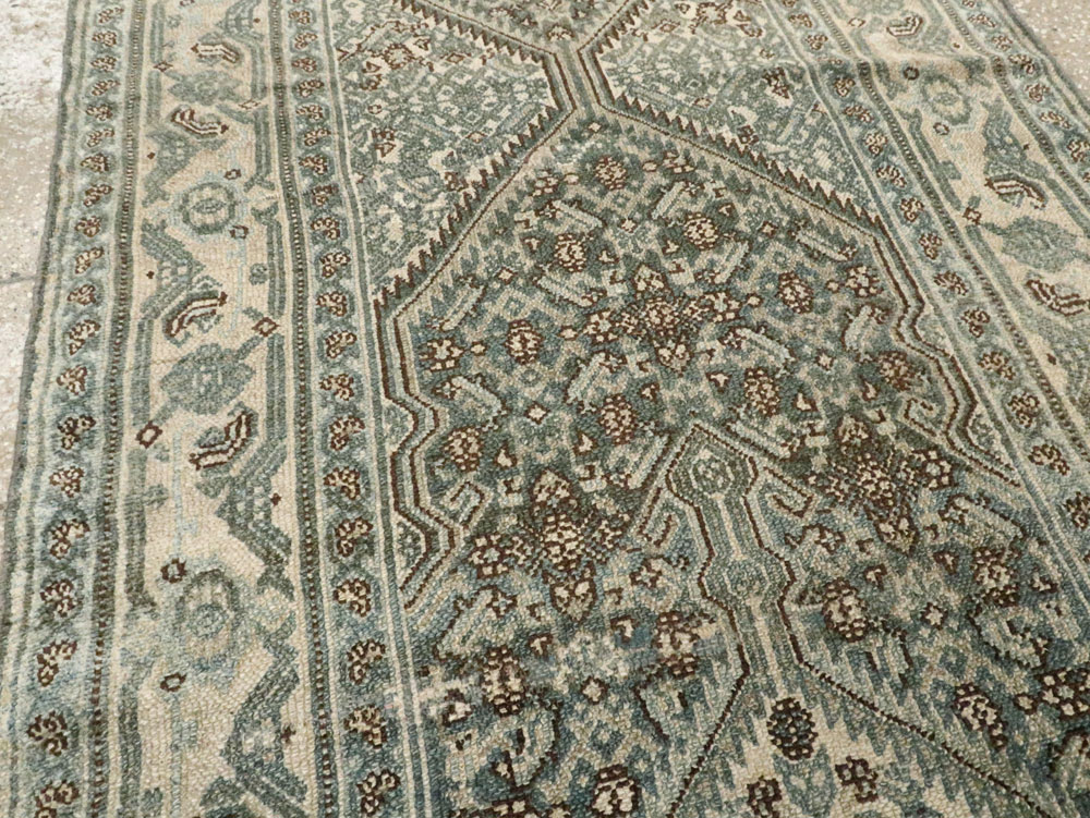 Antique Persian Bibikabad Long Runner, No.21795 - Gsblank