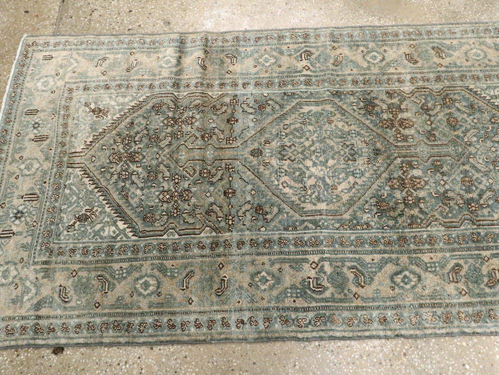 Antique Persian Bibikabad Long Runner, No.21795 - Gsblank