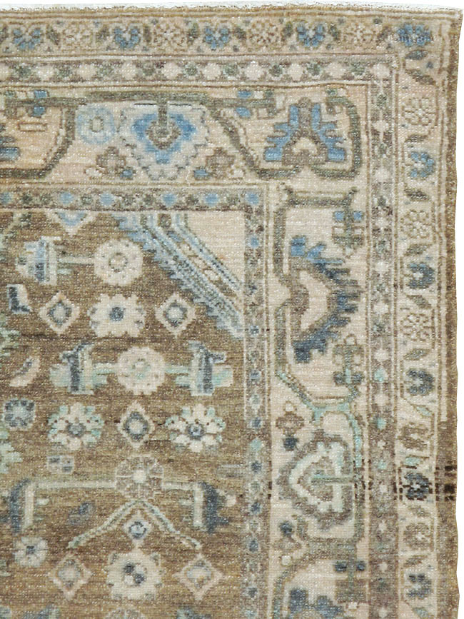 Vintage Persian Malayer Square Rug, No.21807 - Gsblank