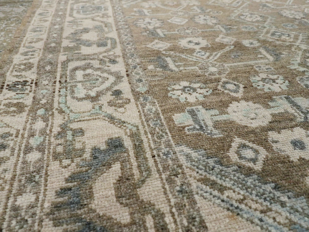 Vintage Persian Malayer Square Rug, No.21807 - Gsblank