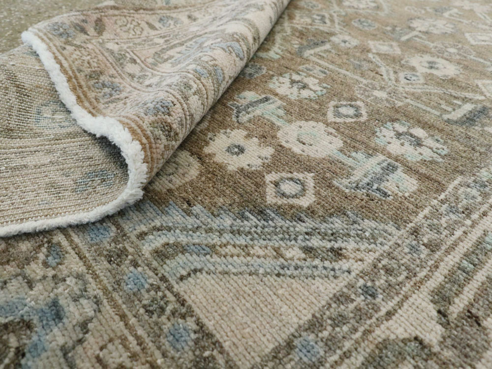 Vintage Persian Malayer Square Rug, No.21807 - Gsblank