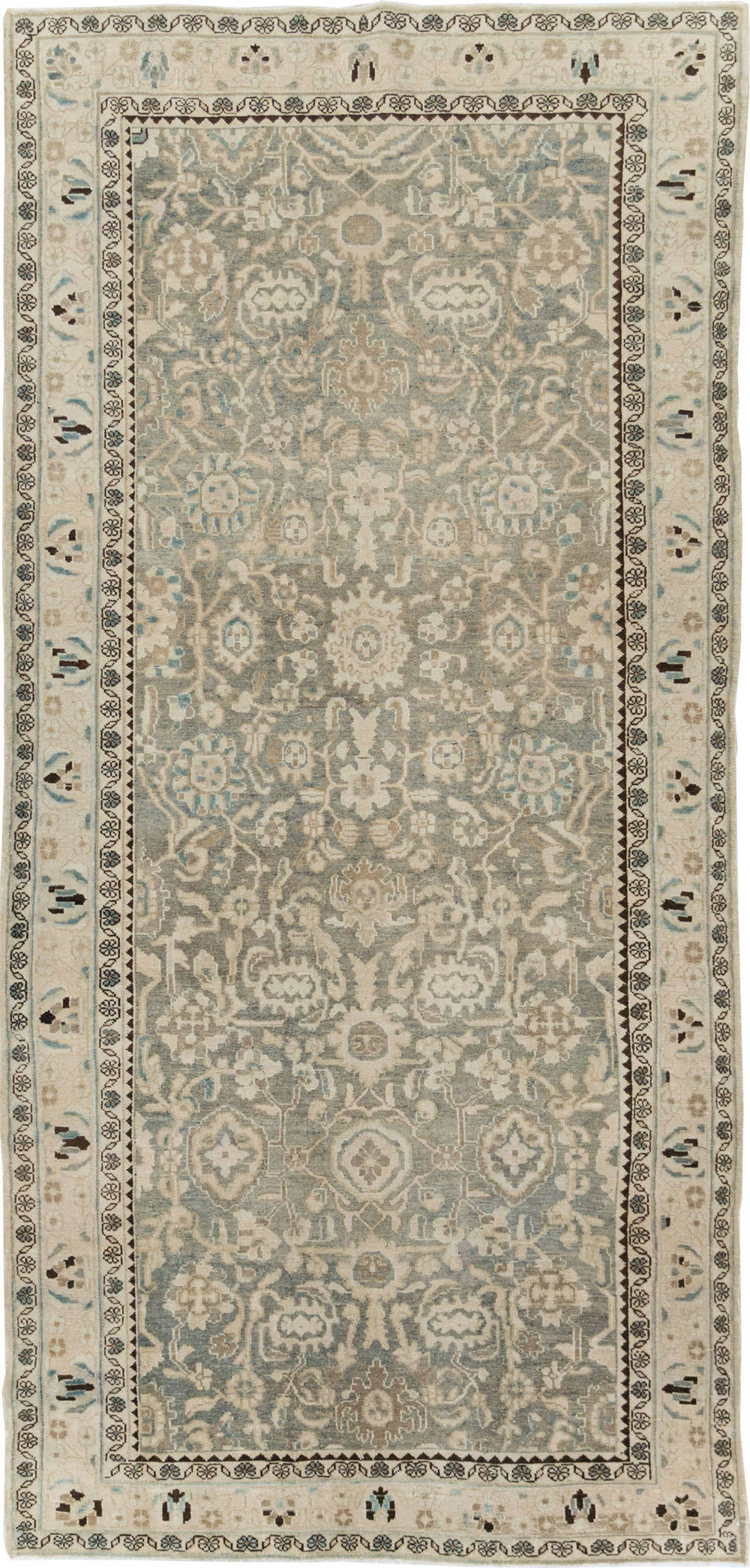 Vintage Persian Malayer Gallery Carpet, No.21810 - Gsblank