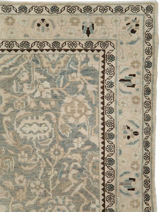 Vintage Persian Malayer Gallery Carpet, No.21810 - Gsblank
