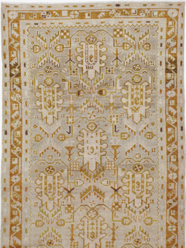 Vintage Persian Malayer Runner, No.21811 - Gsblank