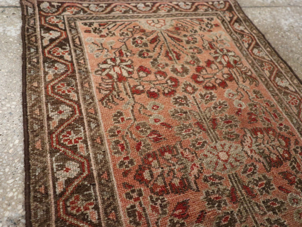Antique Persian Malayer Throw Rug, No.21823 - Gsblank