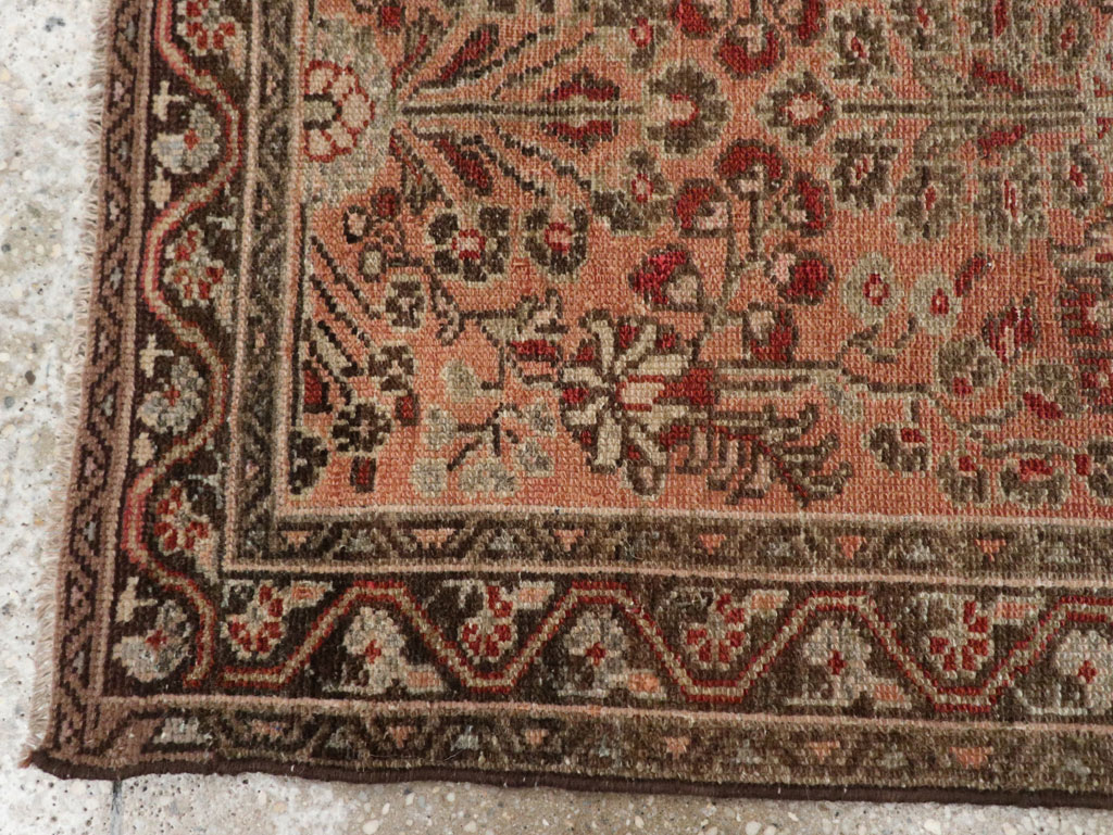 Antique Persian Malayer Throw Rug, No.21823 - Gsblank