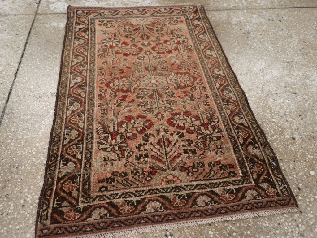 Antique Persian Malayer Throw Rug, No.21823 - Gsblank