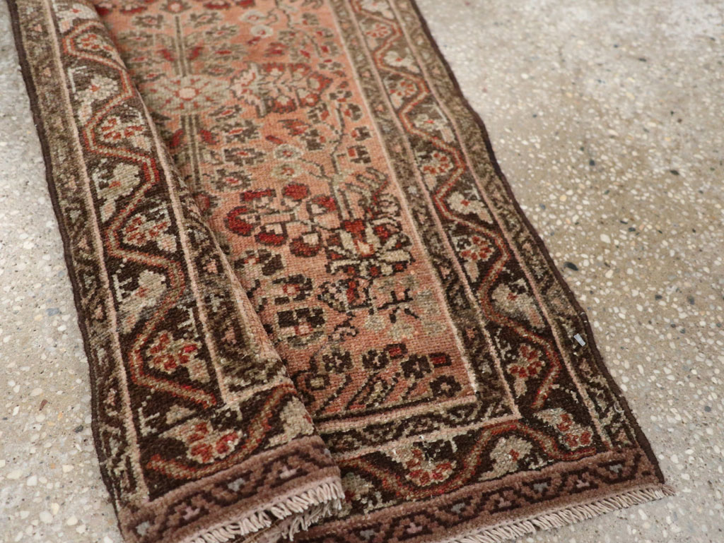 Antique Persian Malayer Throw Rug, No.21823 - Gsblank