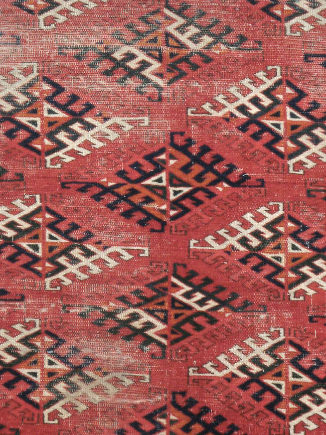 Vintage Persian Bokhara Room Size Carpet, No.21826 - Gsblank