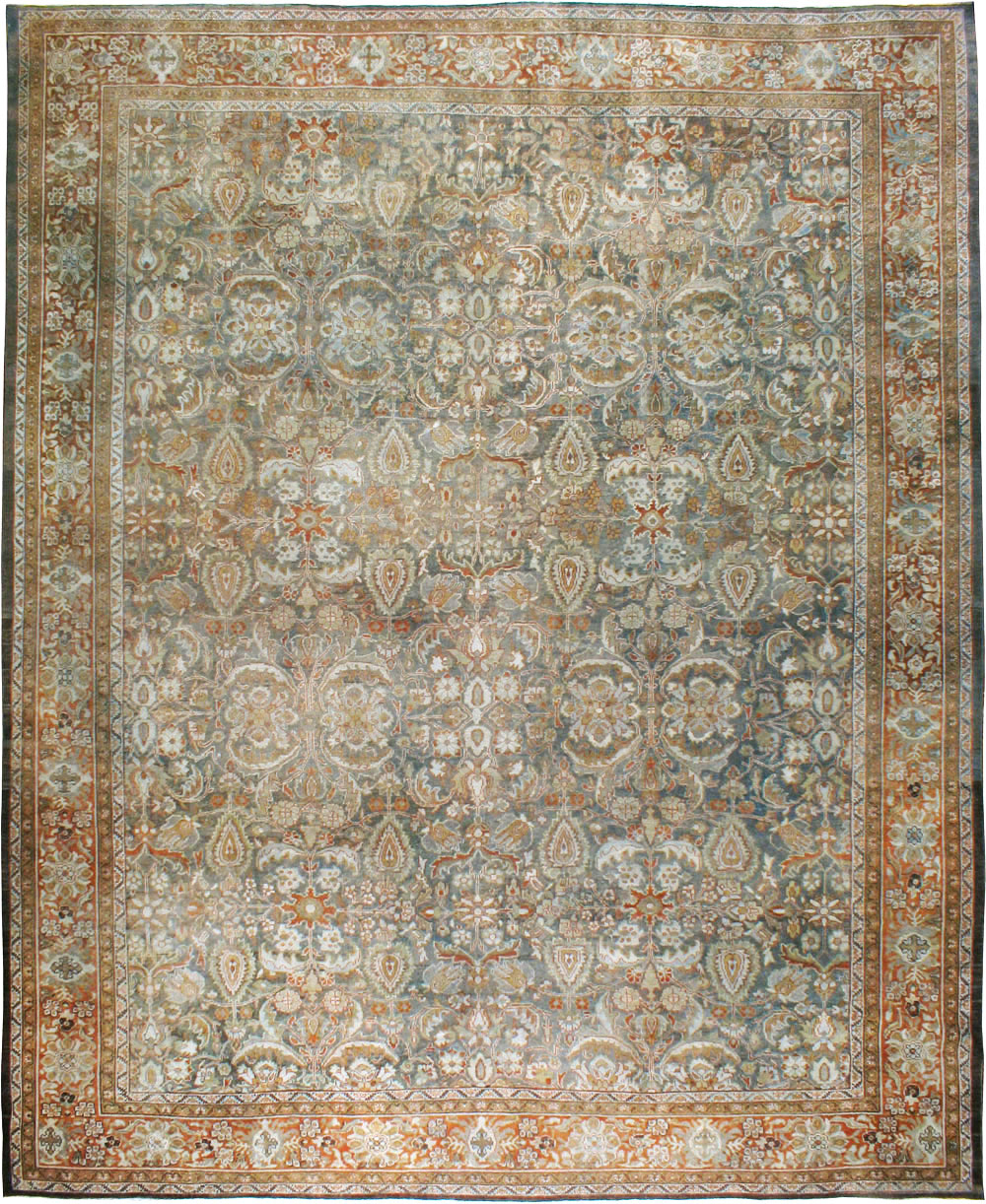 Antique Persian Mahal Carpet, No.21836 - Gsblank