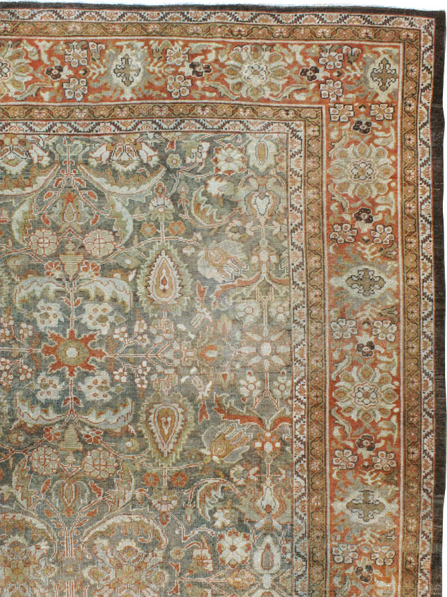 Antique Persian Mahal Carpet, No.21836 - Gsblank