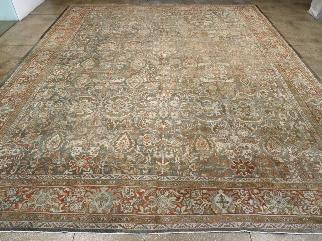 Antique Persian Mahal Carpet, No.21836 - Gsblank