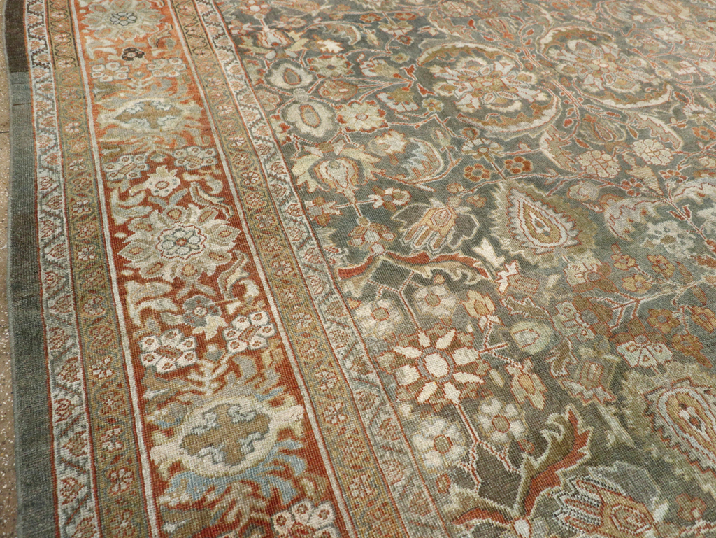 Antique Persian Mahal Carpet, No.21836 - Gsblank