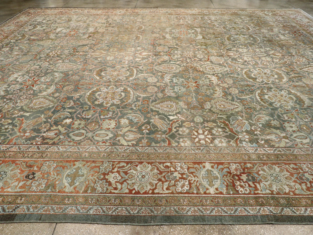Antique Persian Mahal Carpet, No.21836 - Gsblank