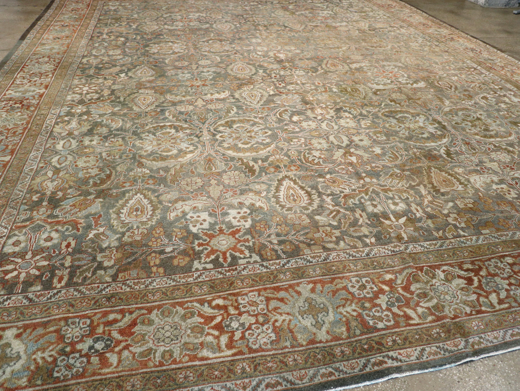 Antique Persian Mahal Carpet, No.21836 - Gsblank