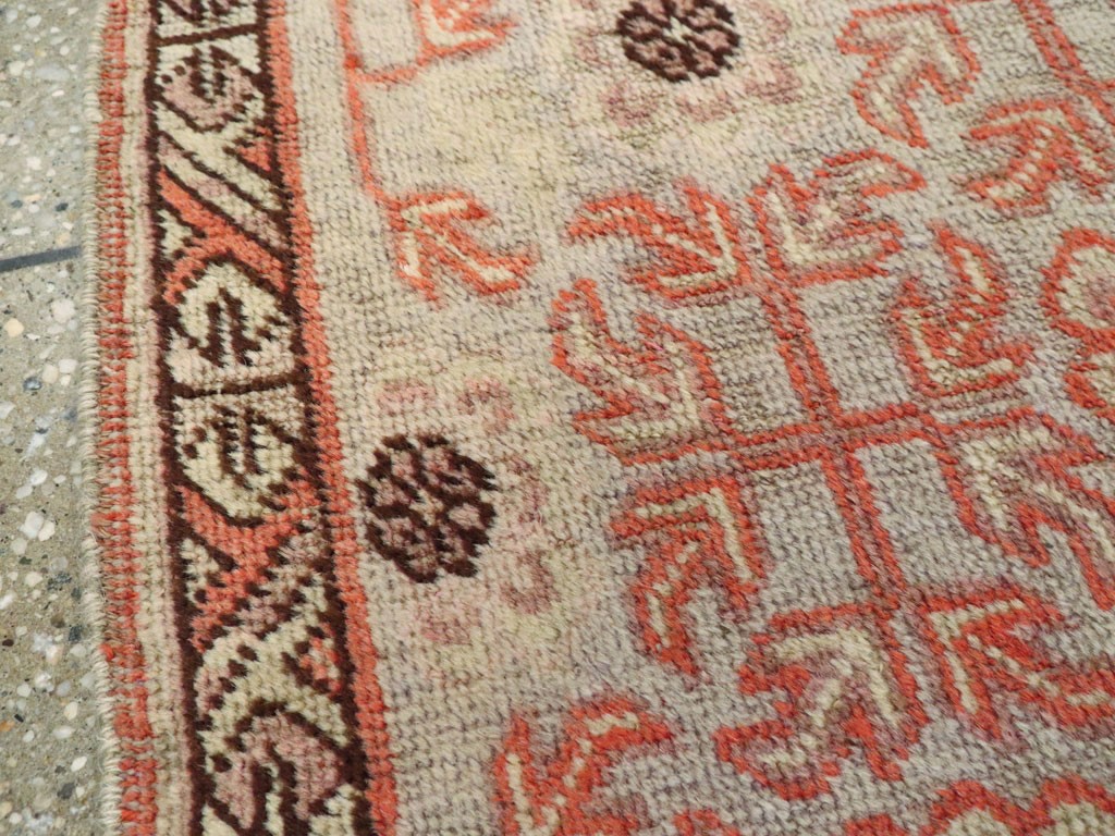 Vintage East Turkestan Khotan Rug, No.21842 - Gsblank