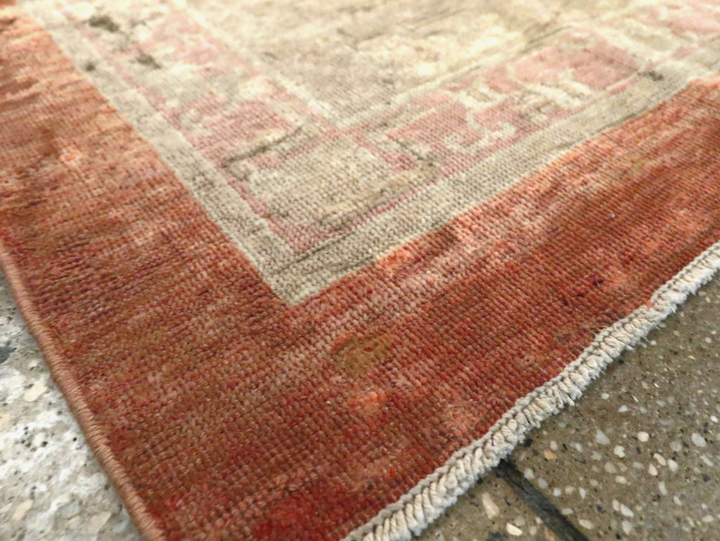 Vintage east Turkestan Khotan Square Rug, No.21843 - Gsblank