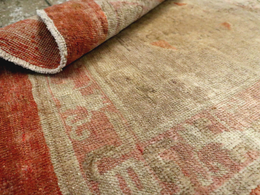 Vintage east Turkestan Khotan Square Rug, No.21843 - Gsblank