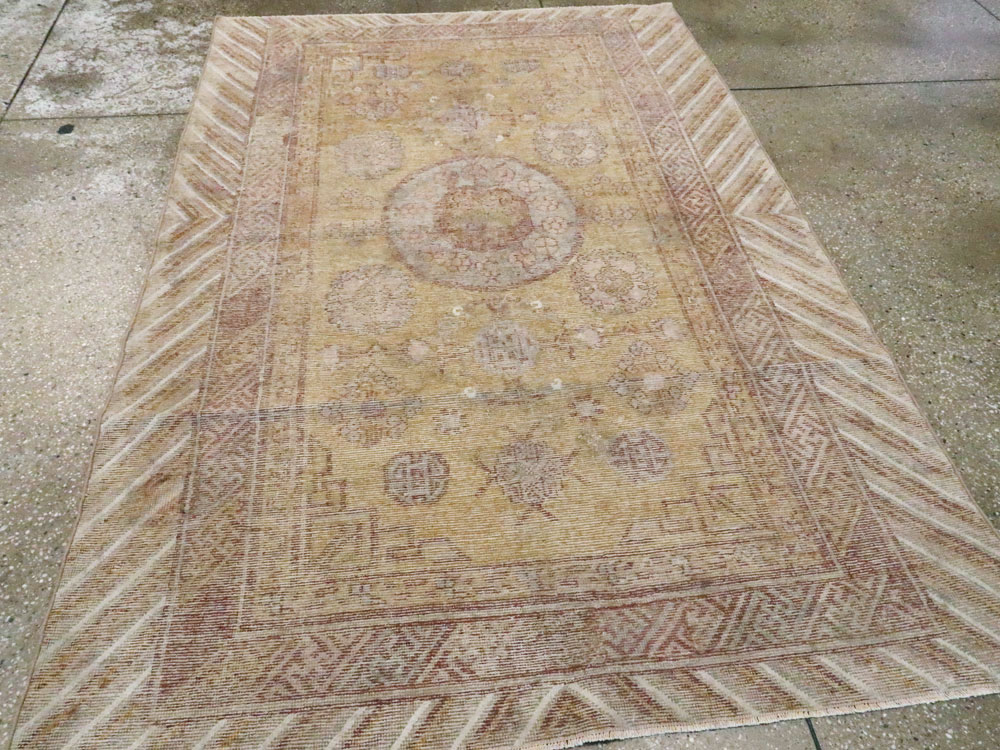 Antique East Turkestan Khotan Rug, No.21844 - Gsblank