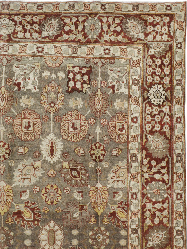 Antique Persian Tabriz Carpet, No.21850 - Gsblank