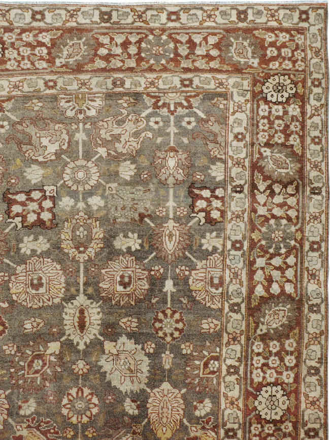 Antique Persian Tabriz Carpet, No.21850 - Gsblank