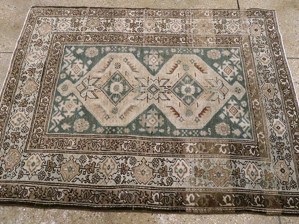 Vintage Persian Malayer Rug, No.21864 - Gsblank