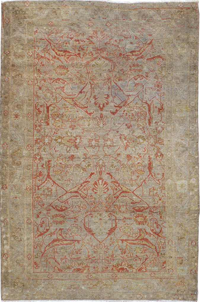 Vintage Persian Malayer Rug, No.21867 - Gsblank