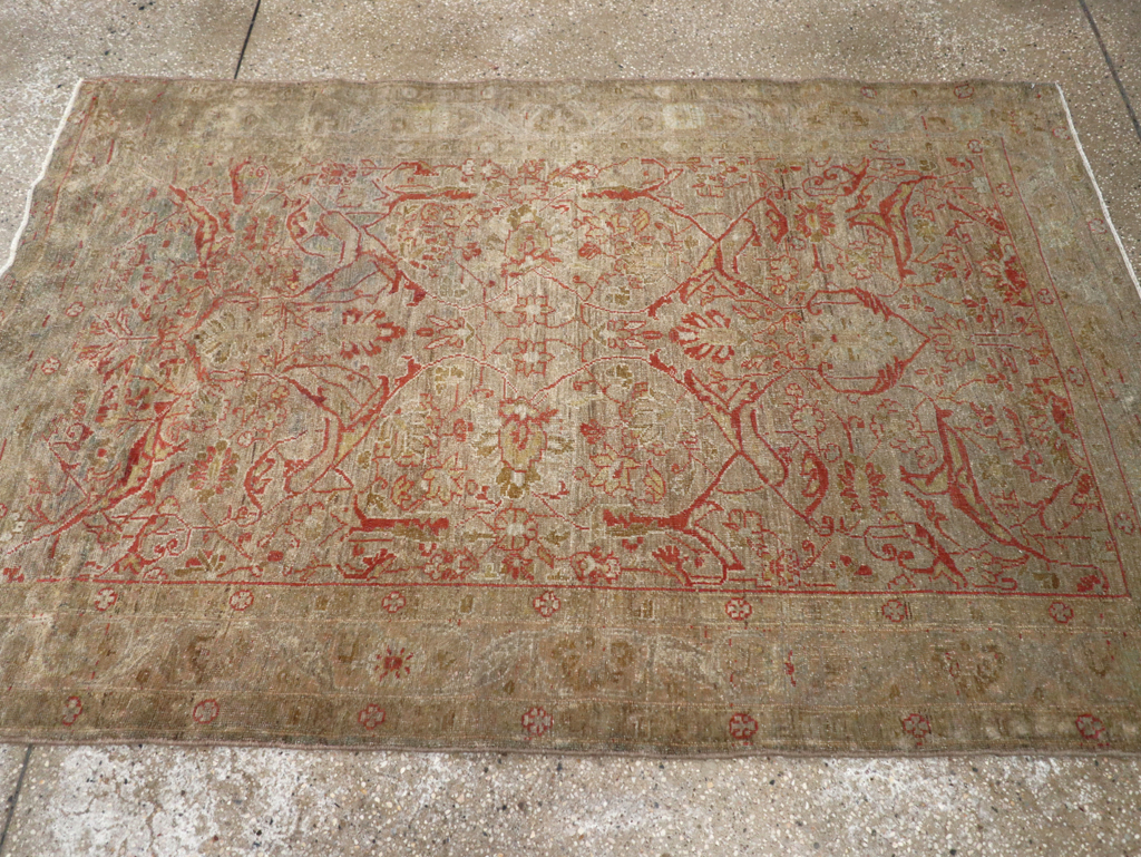 Vintage Persian Malayer Rug, No.21867 - Gsblank