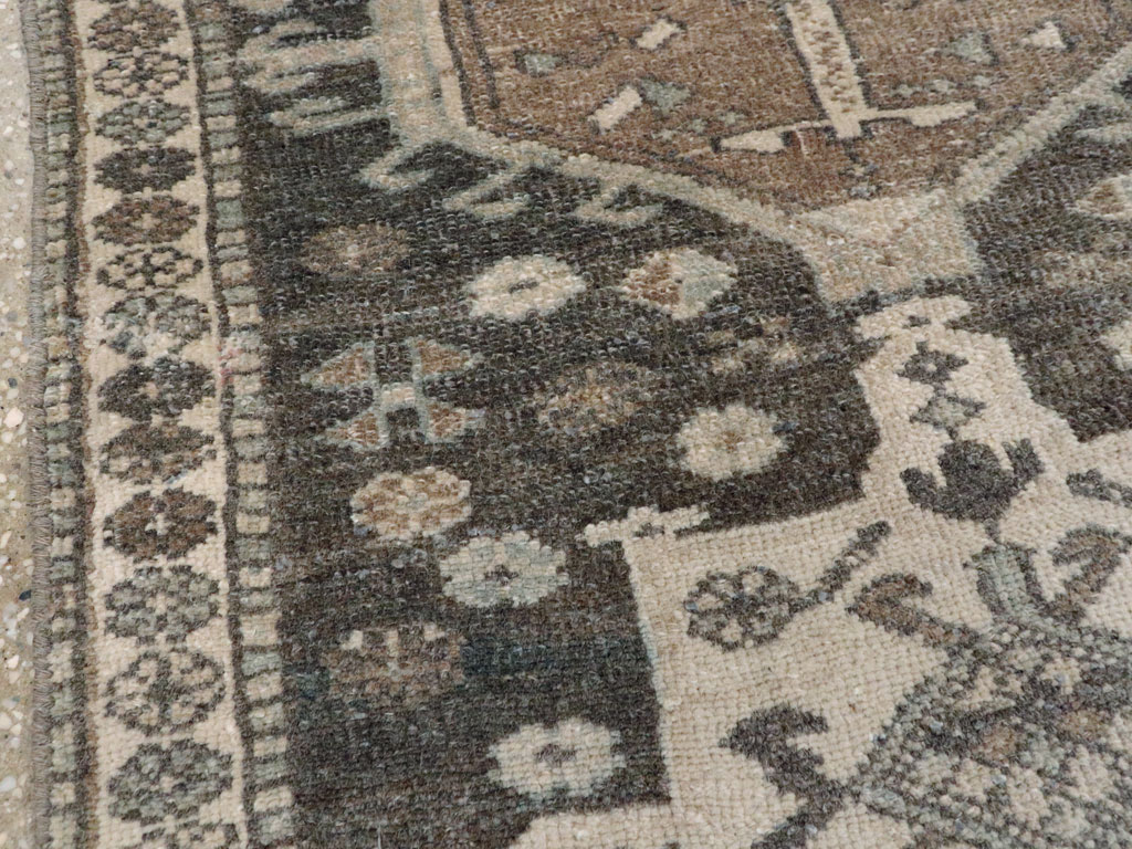 Vintage Persian Karajeh Throw Rug, No.21872 - Gsblank