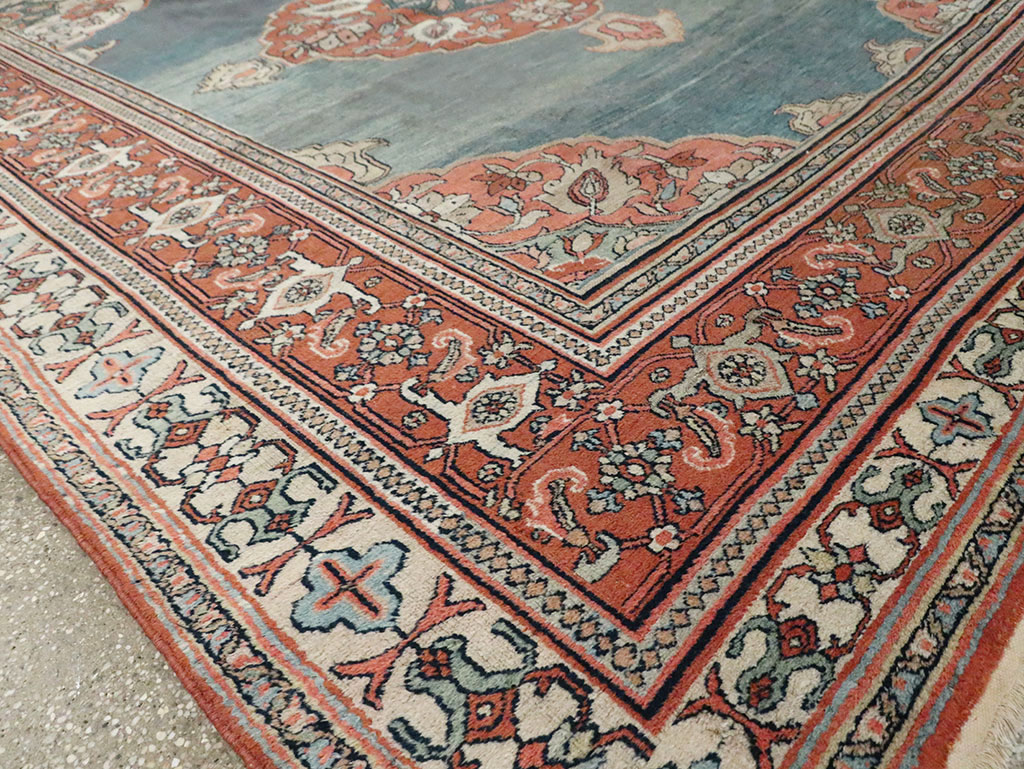 Antique Persian Dorokhsh Carpet, No.21886 - Gsblank