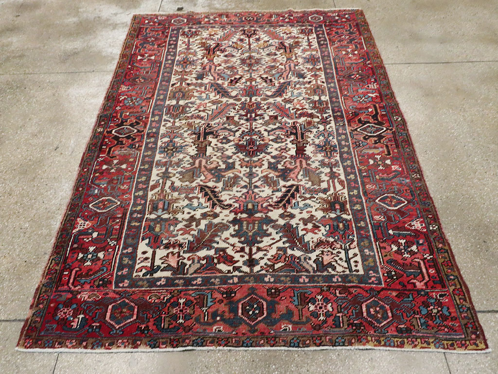 Vintage Persian Heriz Carpet, No.21919 - Gsblank