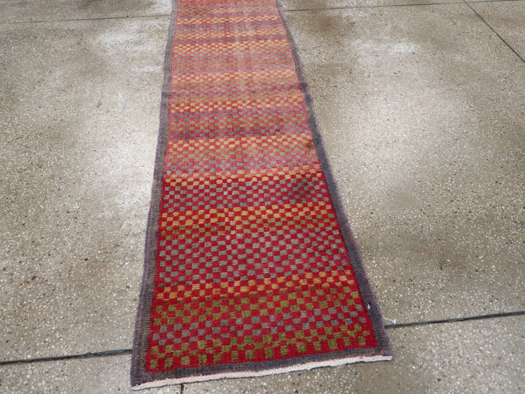 Vintage Turkish Anatolian Small Runner, No.21929 - Gsblank