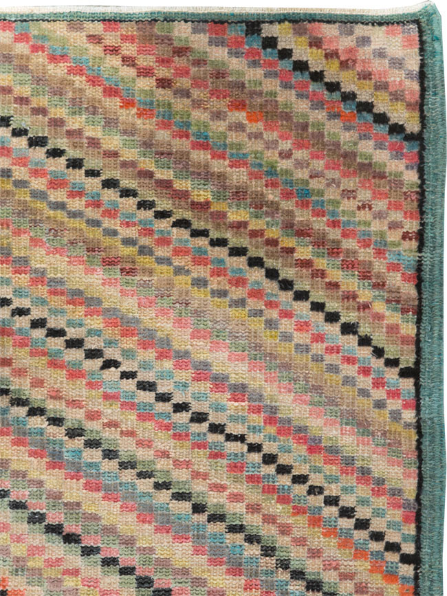 Vintage Turkish Anatolian Throw Rug, No.21933 - Gsblank