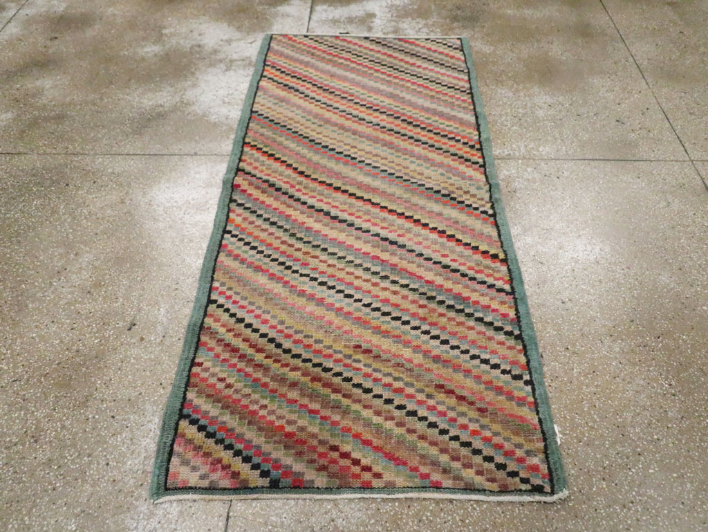 Vintage Turkish Anatolian Throw Rug, No.21933 - Gsblank