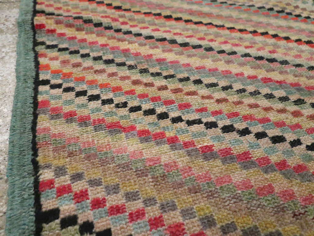 Vintage Turkish Anatolian Throw Rug, No.21933 - Gsblank